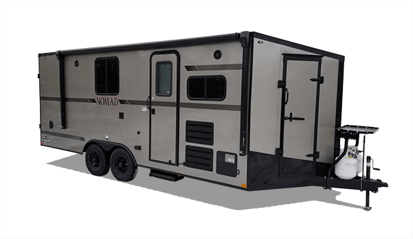 small travel trailers with double axle