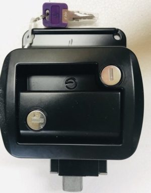 RV FLUSH LOCK (Black)