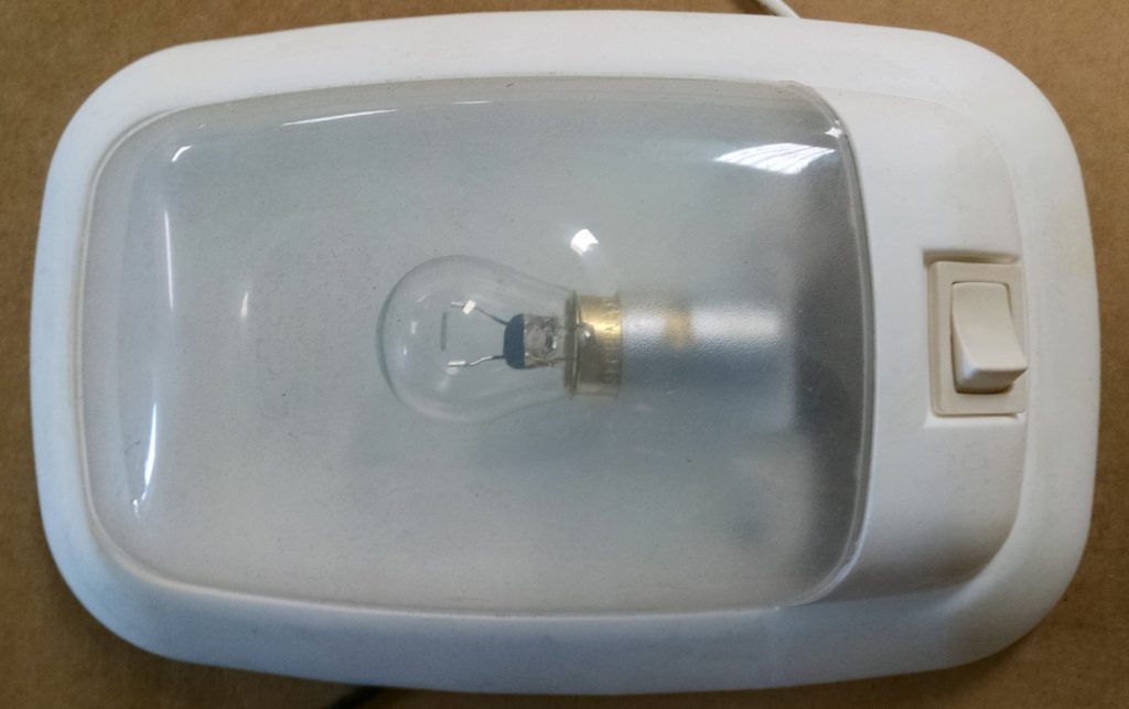 Incandescent Interior Dome Light - Stealth Trailers